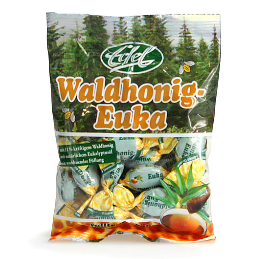 Edel Waldhonig Eukalyptus gefüllte Honigbonbons 90g