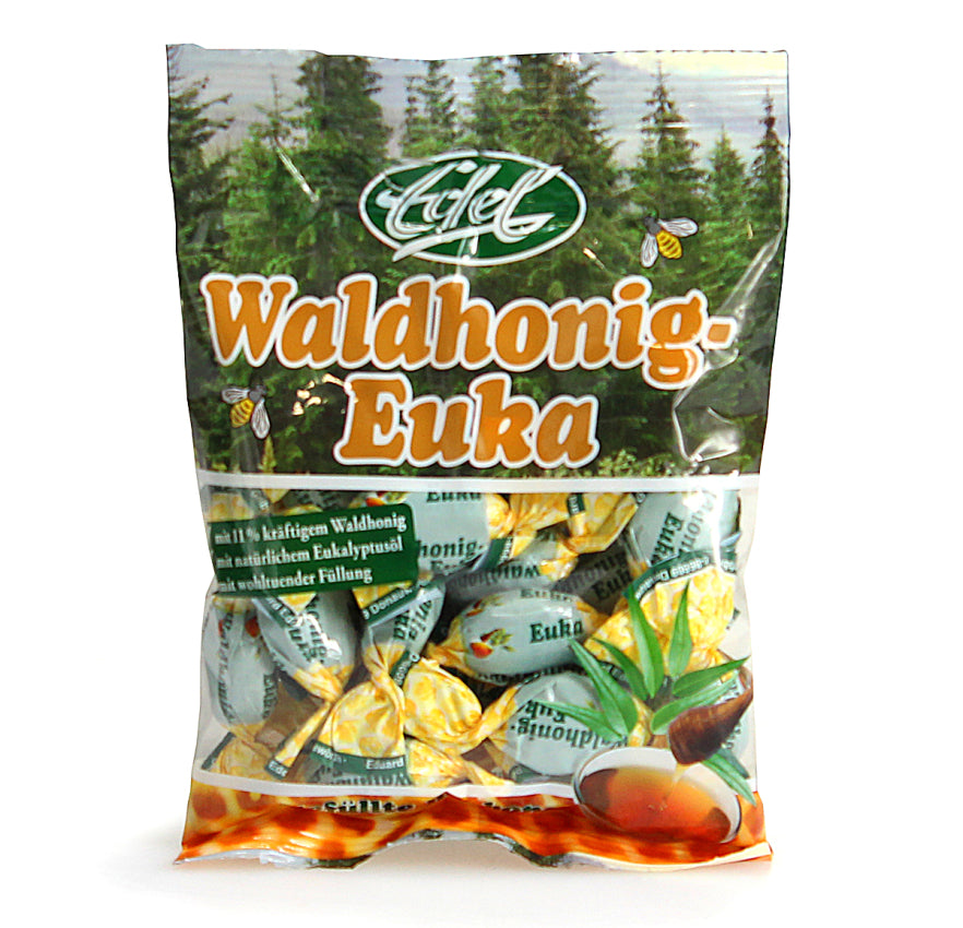 Edel Waldhonig Eukalyptus gefüllte Honigbonbons 90g