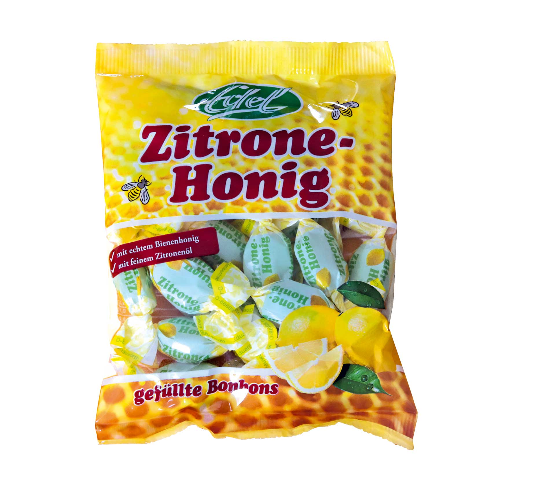 Edel Zitronen Honig gefüllte Honigbonbons 90g